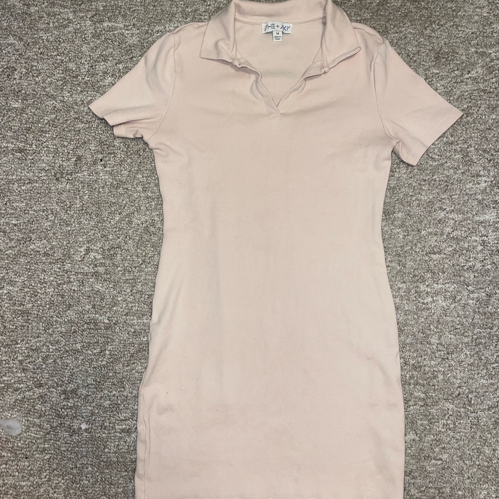 Fitted Collared Dress